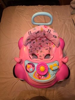 Car baby girl walker
