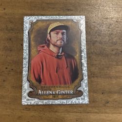 2024 ALLEN & GINTER EDDIE BRECKENRIDGE CARD