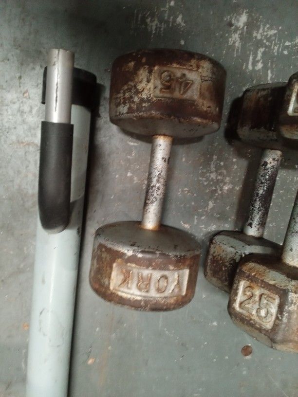 York 45lbs Dumbbell 