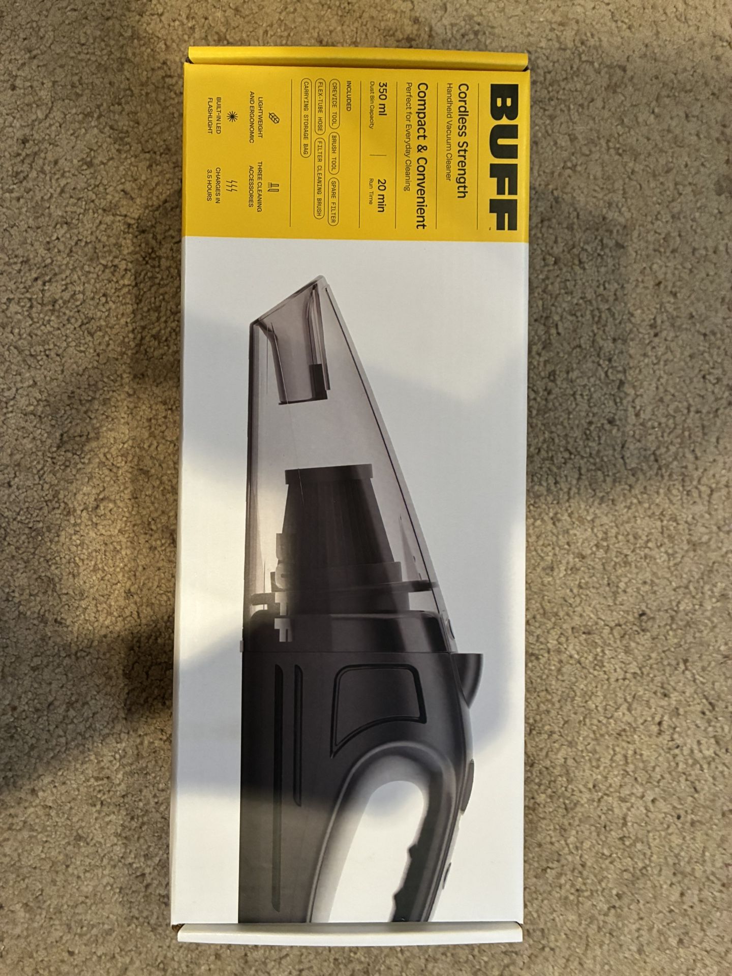 BUFF Cordless Handheld Vacuum