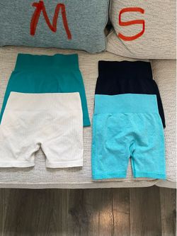 Womens scrunch shorts size S. & M