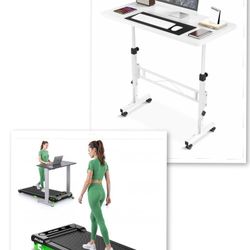 Treadmill With Working Desk Adjustable