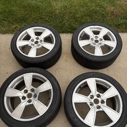 18x8 Rims W/Tires Set Of 4. 