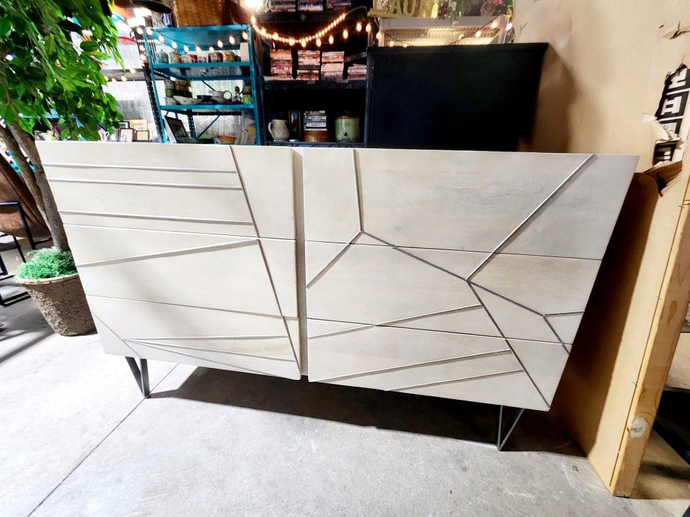 West Elm Roar + Rabbit™ Silver Geo Inlay 6-Drawer Dresser (54")