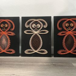1960's String Art Bunnies