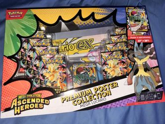 Ascended Heroes Premium Poster Collection Mega Lucario