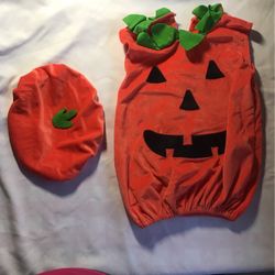 1 Year Old Baby Pumpkin Costume