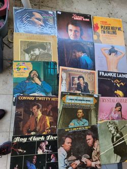 14 Vintage country albums.