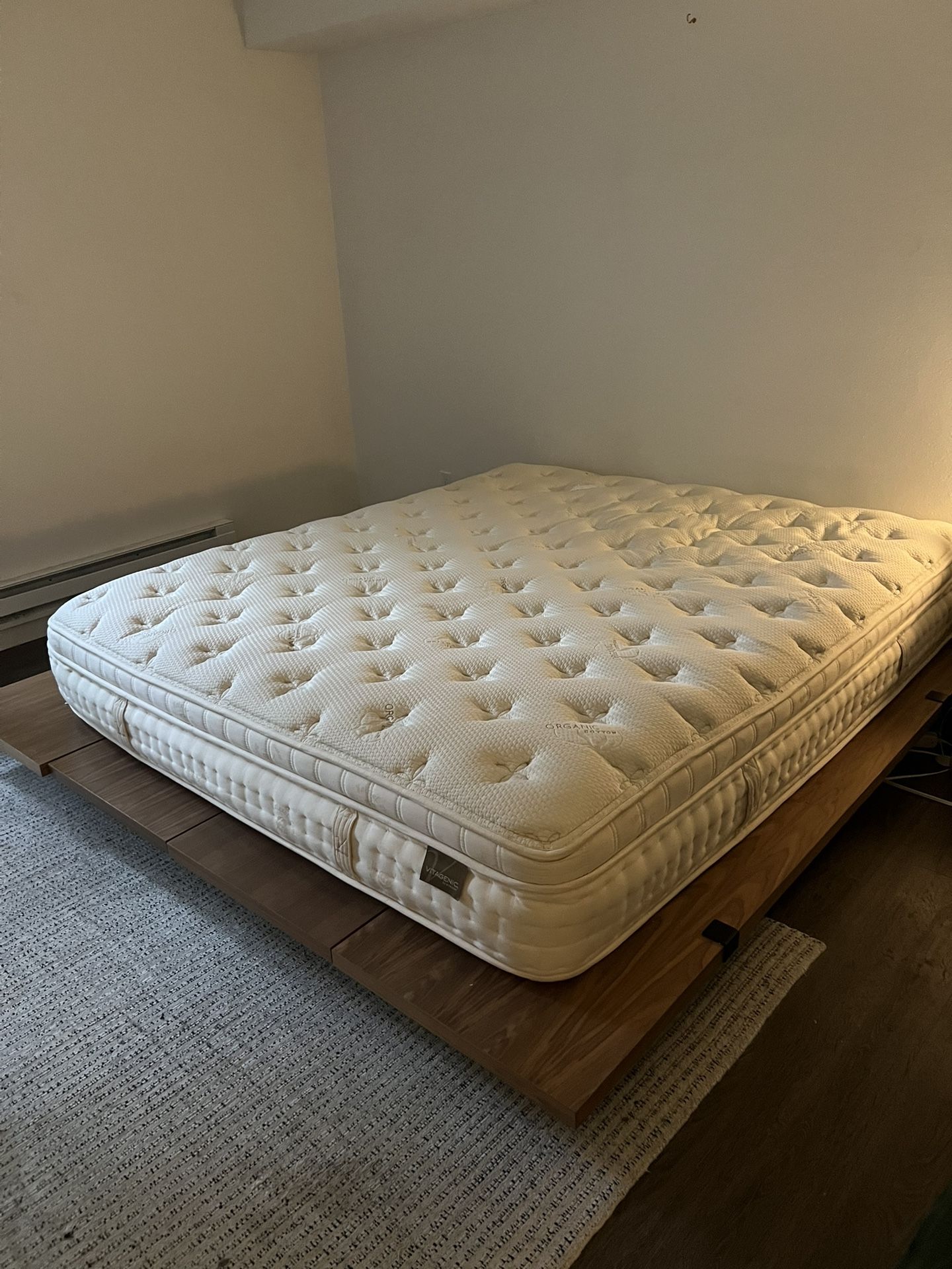 Mattress And Bed Frame: California King + Floyd Frame