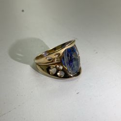Beautiful 14 Karat Cosmic Eclipse Ring