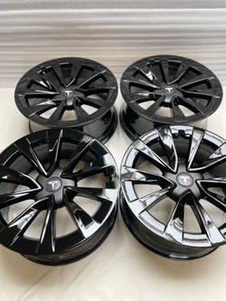 19” oem tesla model3 factory wheels 19 inch gloss black rims Tesla 3