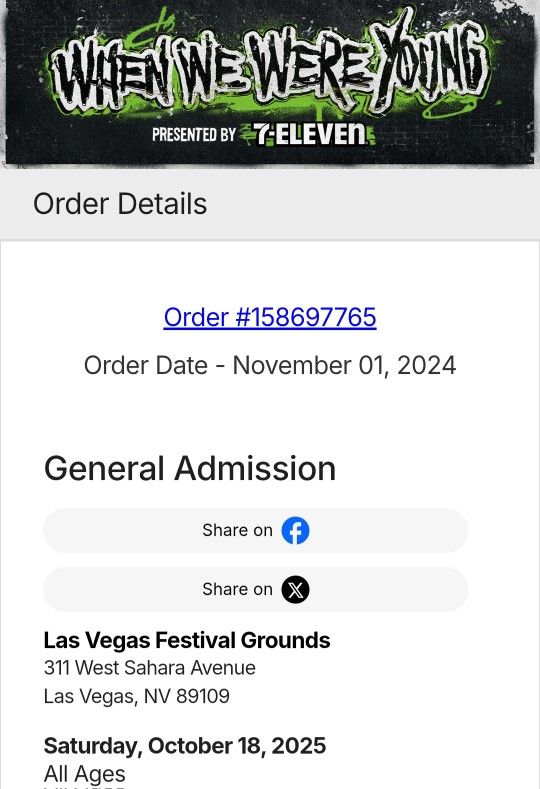 2025 WWWY SAT SOLD OUT TIX
