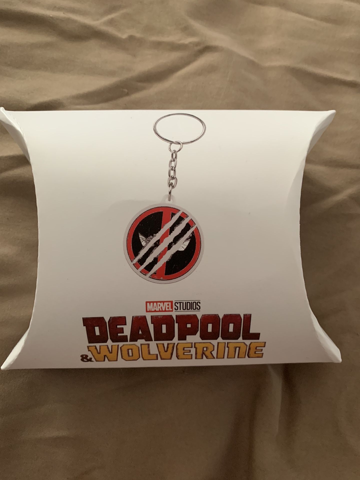 Marvel Deadpool & Wolverine Silicone Keychain RARE Dave & Busters New