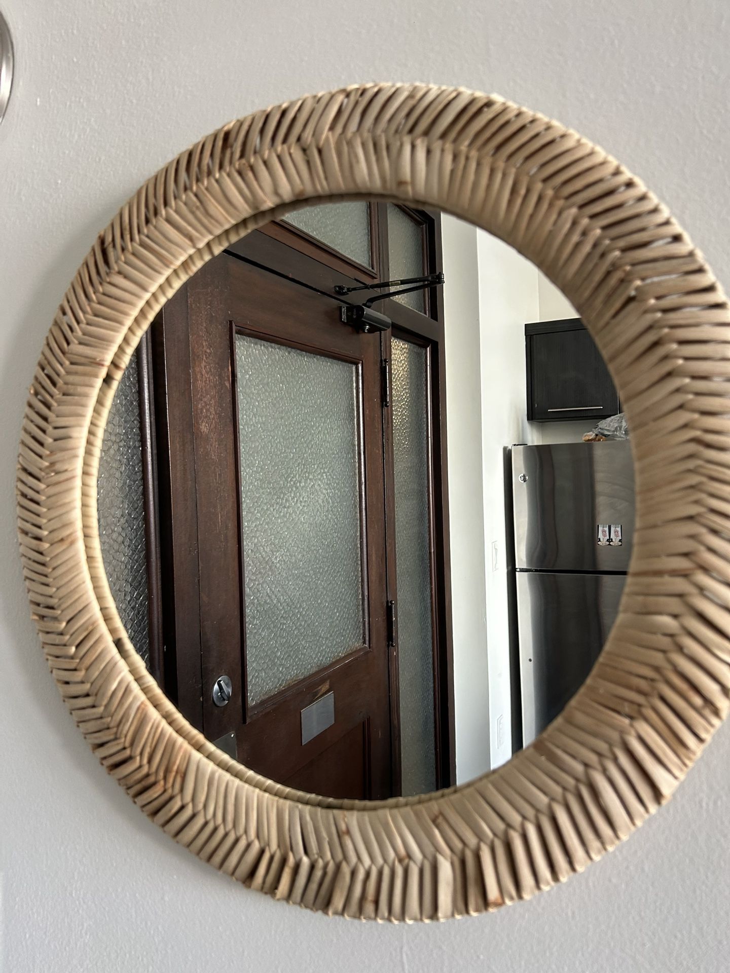 Bamboo Wall Mirror