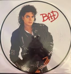 MICHAEL JACKSON BAD Limited Edition Picture Disc (Vinyl) NEW!