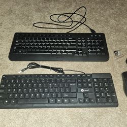 2 Keyboards  1 Mouse