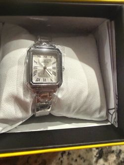 Invicta Square Dial Silver-Tone woman’s Watch