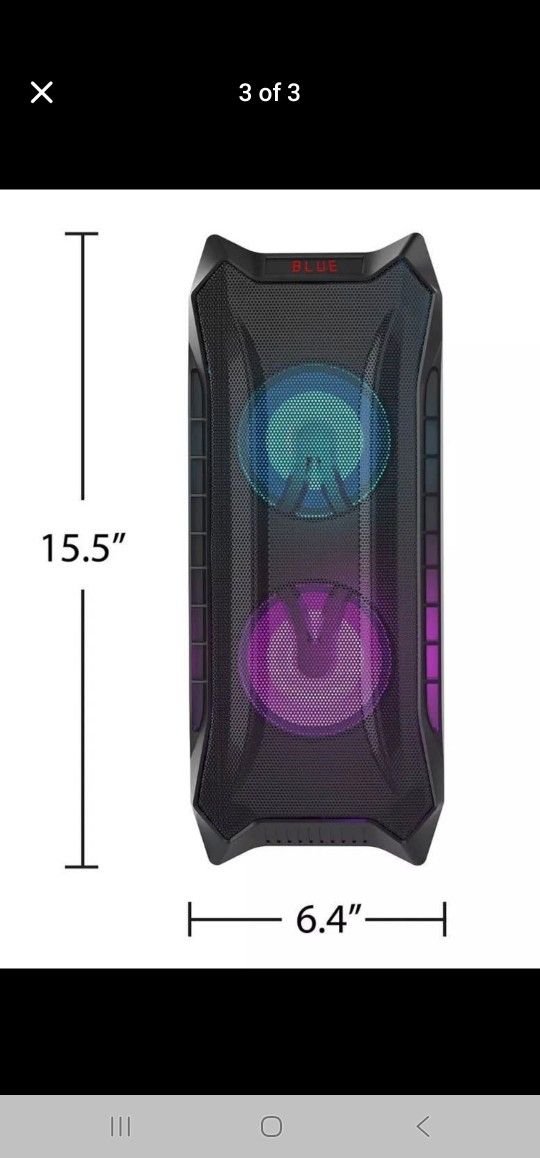 New Bluetooth Speaker 🔊 With Lights firm 