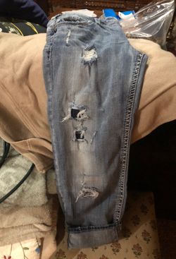Silver capris size 30