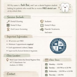 FREE DENTAL CLEANING!!