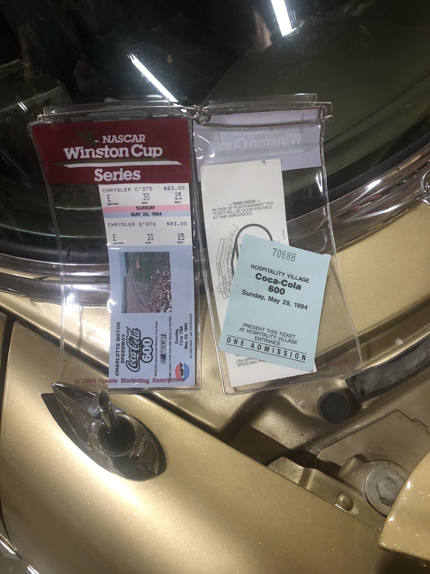 Two 1994 Winston Cup Series Tickets 