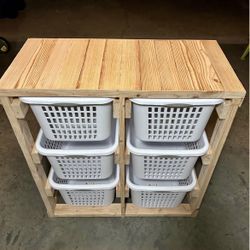 6-Basket Laundry Organizer