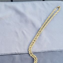 14k Gold 26 Inch Rope Chain