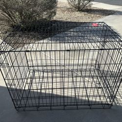 L to XL Dog Crate with Tray – Super Clean, Like New