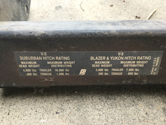 Chevrolet tow hitches