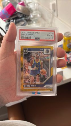 Buddy Hield Gold Velocity /10 PSA 10 – Warriors – RARE