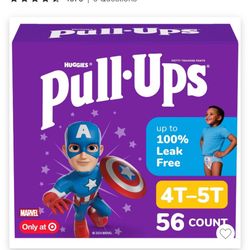 Pull-Ups Size 4t- 5T 56 count
