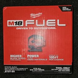 Milwaukee
M18 FUEL 18V Lithium-Ion Brushless Cordless Jig Saw (Tool-Only)