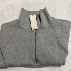 CALIA Quarter-Zip Pullover – Grey – Women’s Medium – New