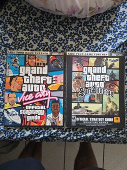 GTA 3 and San Andreas Strategy Guide Books