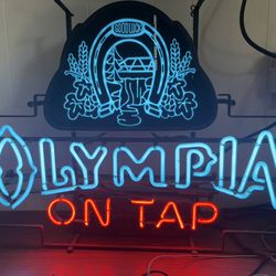 Vintage Olympia Beer Sign 