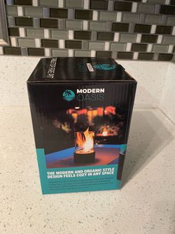 Modern Oasis Tabletop Fire Pit