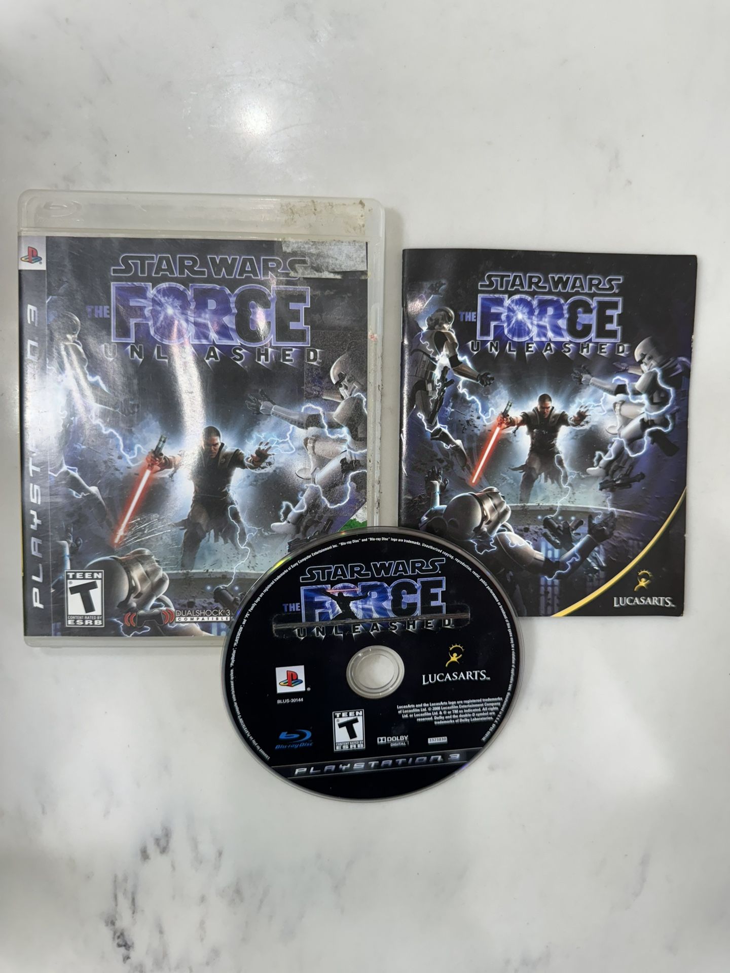 Star Wars Force Unleashed Sony PlayStation 3 PS3 GAME