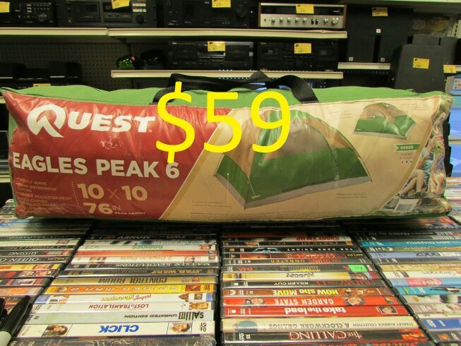 Quest Eagles Peak 6 10x10 6 Person Dome Tent