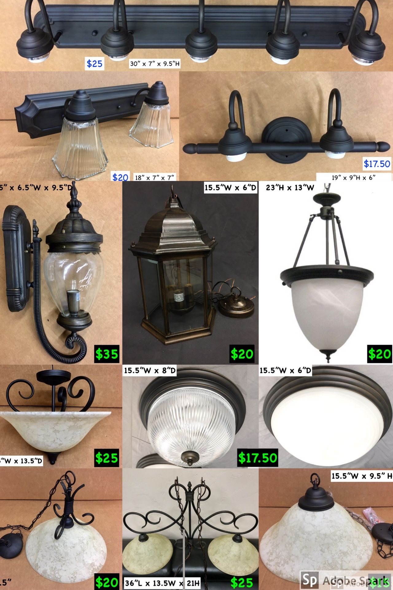 New light fixtures, chandelier, bathroom vanity, foyer, kitchen, hanging, pendant, ceiling, flush mount, outdoor, fans, remodel, house update, contra