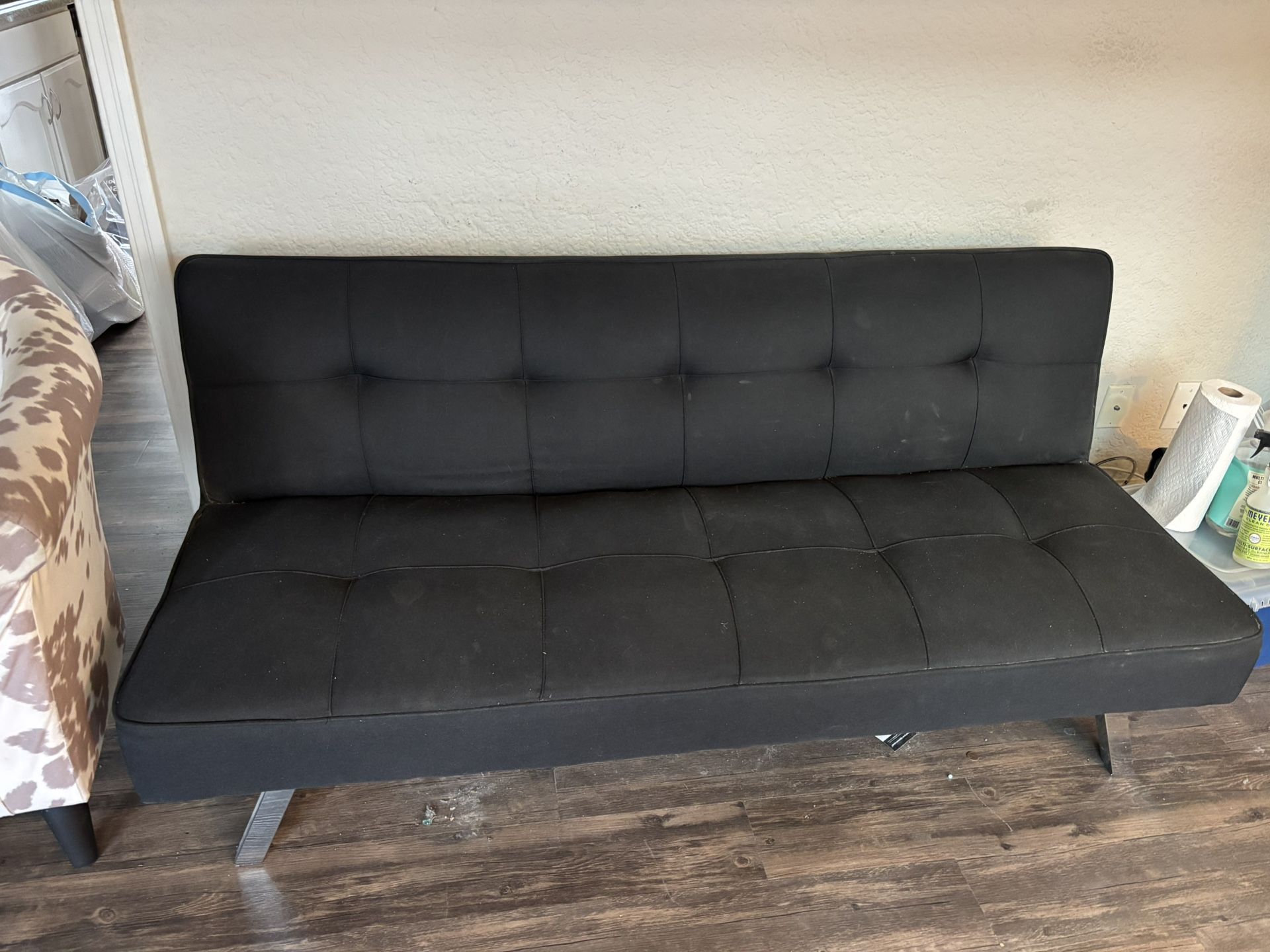 Free Black Convertible Couch