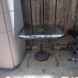 Patio Table - Glass Top