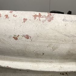 20” TERRACOTTA POTS ROLLED RIM (2)