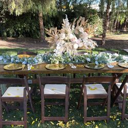 Farm Table With Decoration 