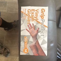 Vinyl gloves (4) Boxes