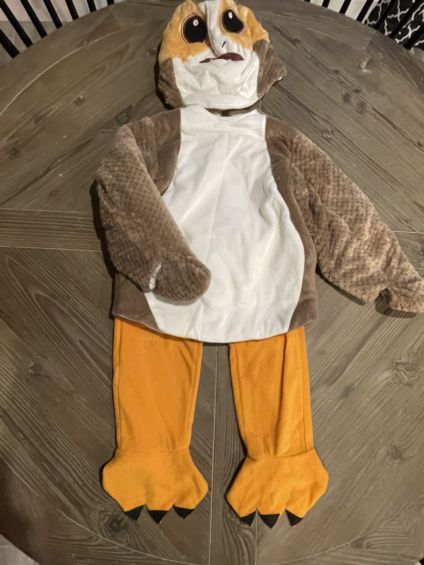 Disney star Wars Porg Costume Size Child 4-6
