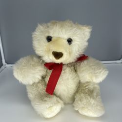 Vintage 1983 DAEKOR 11 Hugging Pot Belly Teddy Bear Plush Stuffed Animal