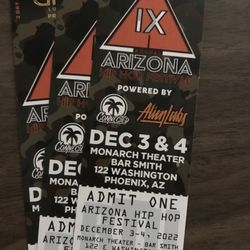 3 Arizona Hip Hop Festival  Tickets