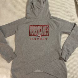 Outerstuff NHL Youth Girls Carolina Hurricanes Funnel Neck Hooded Sweatshirt XL (16) 