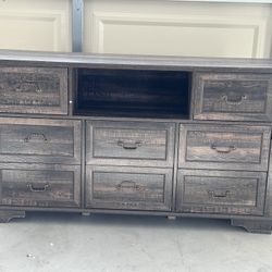 Brand New Rustic Dresser / TV Stand – Assembled