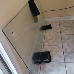 Bathroom glass